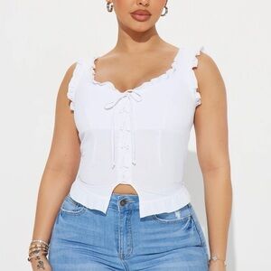 White tank blouse